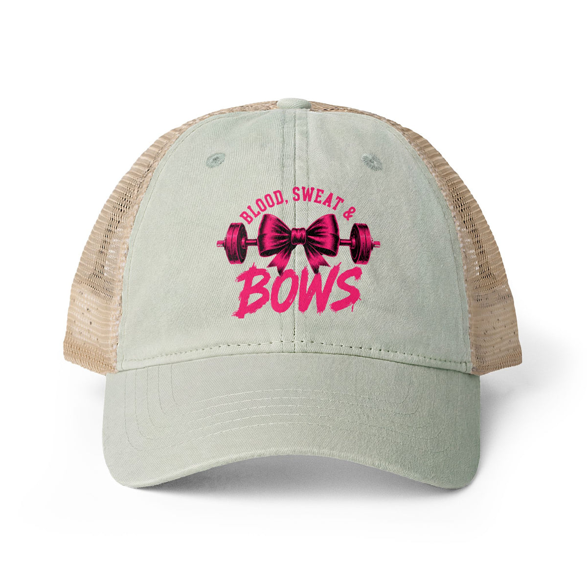 The Signature Washed Mesh Hat