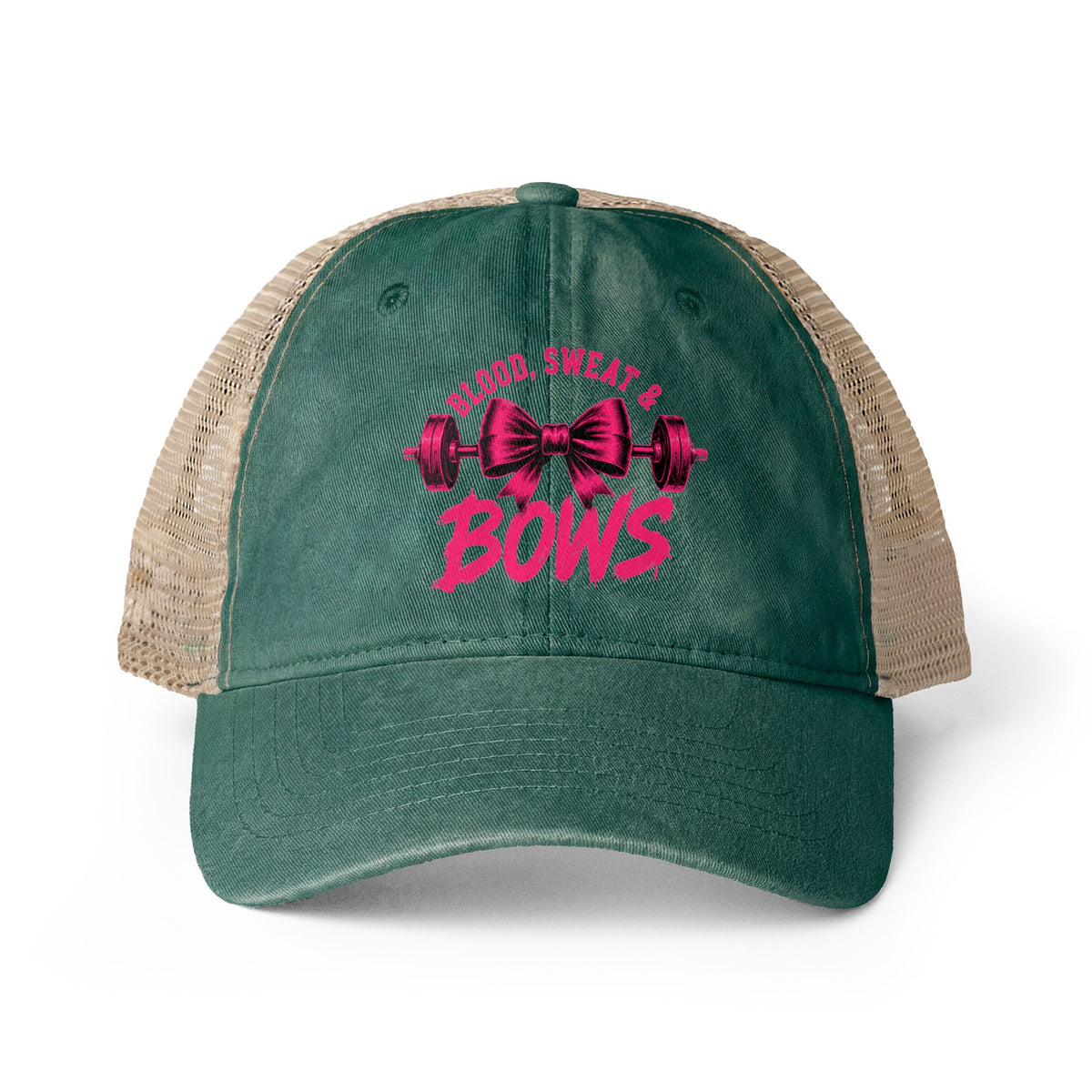 The Signature Washed Mesh Hat