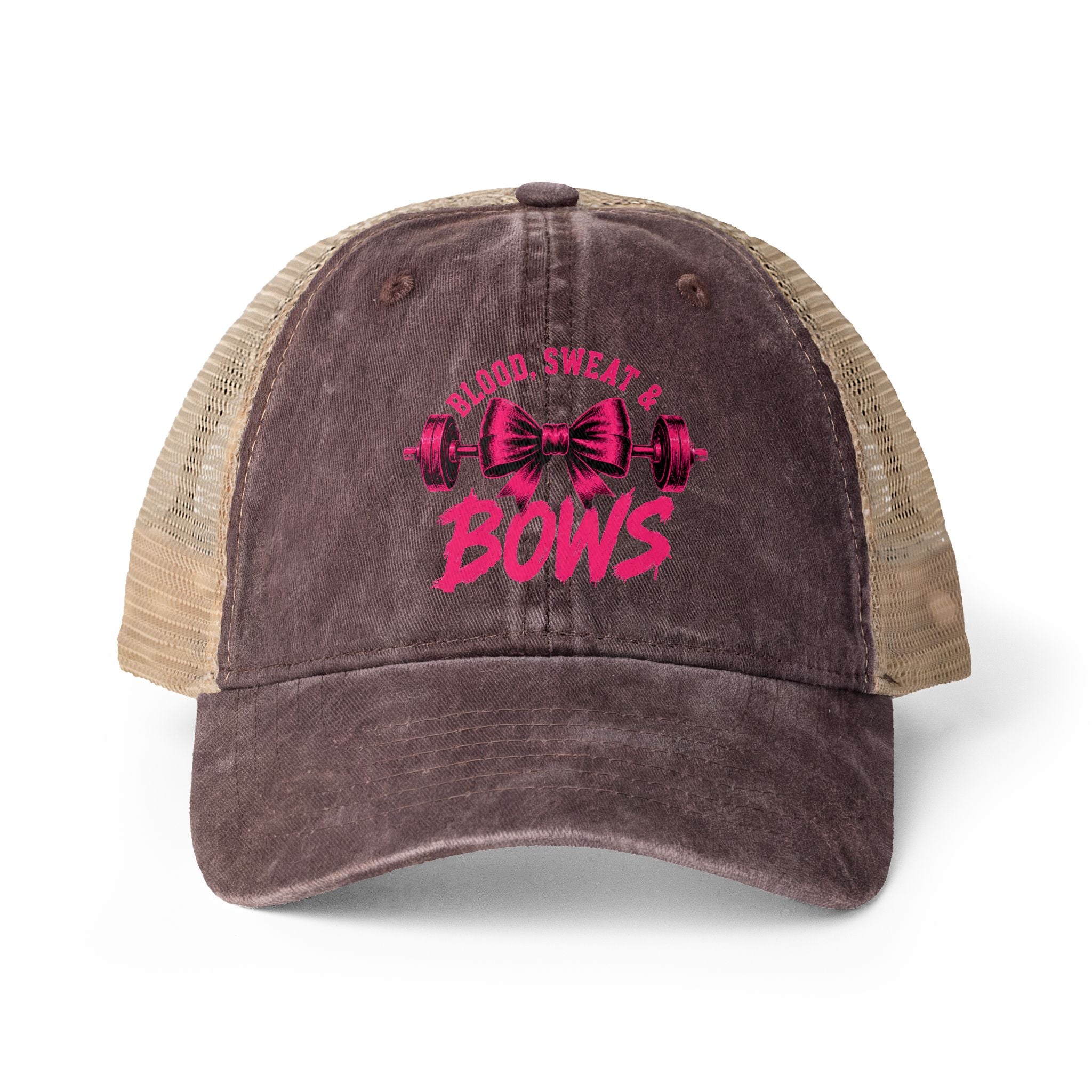 The Signature Washed Mesh Hat
